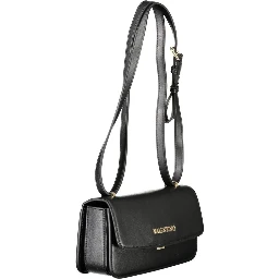 Black Polyethylene Women Handbag
