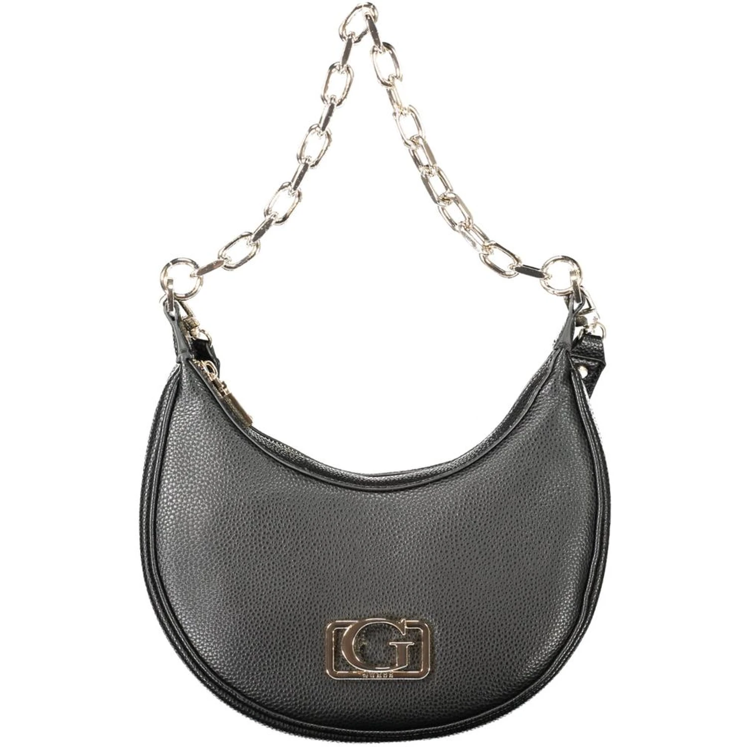 Black Polyethylene Women Handbag