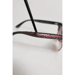 Black Pink Mirrored Cat Eye DG6109 Sequined Sunglasses