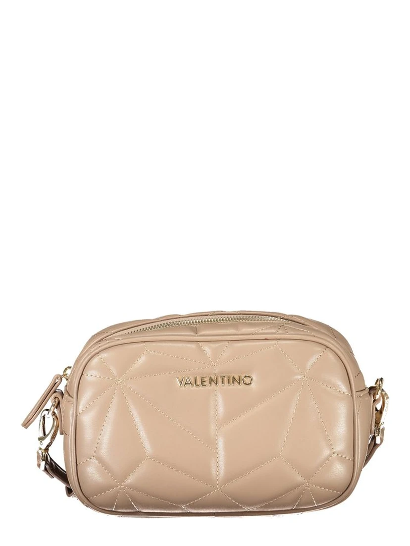 Brown Polyethylene Women Handbag