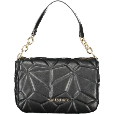 Black Polyethylene Women Handbag