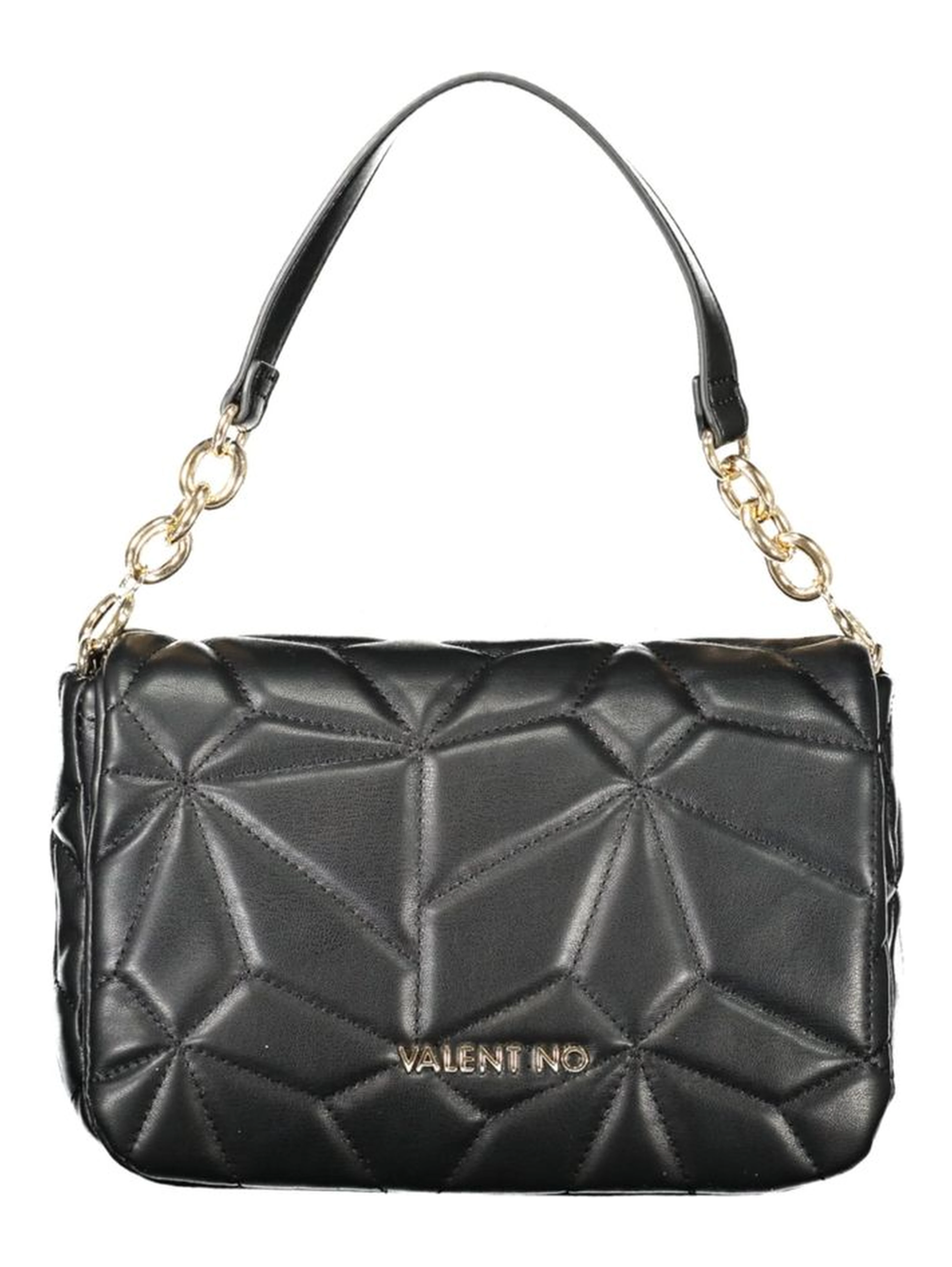Black Polyethylene Women Handbag