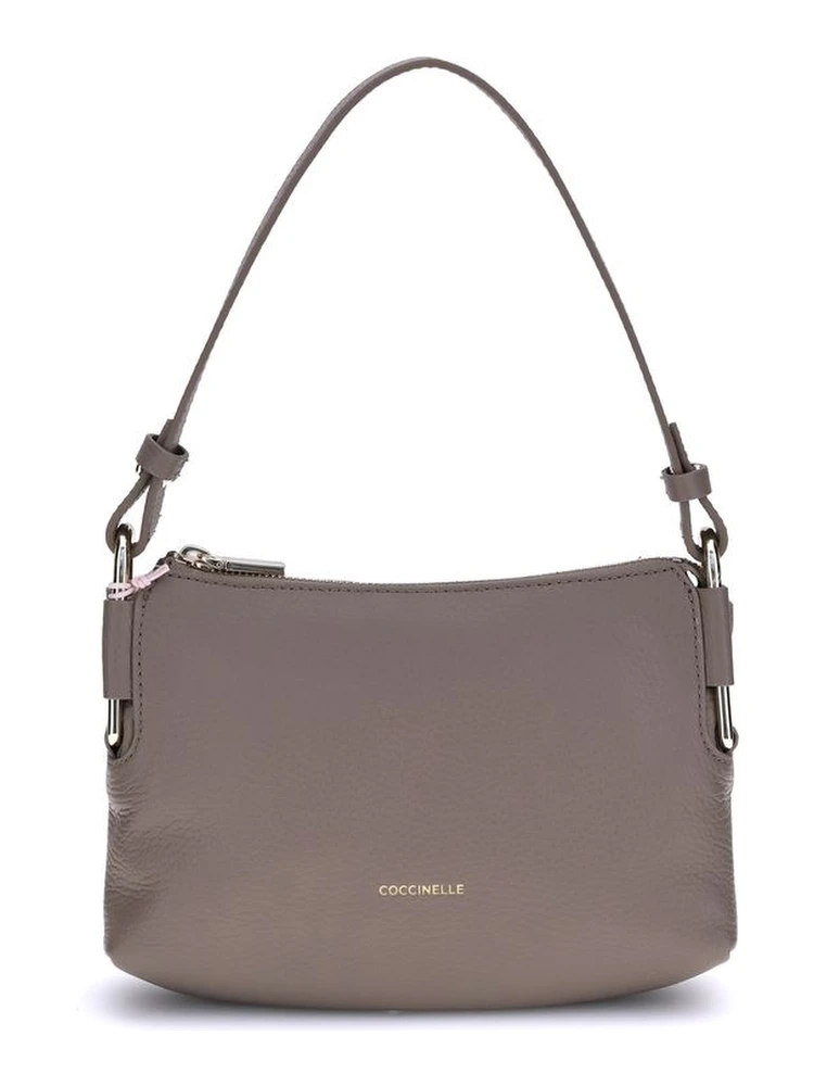 Gray Calf Leather Bos Taurus Shoulder Bag