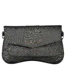 Black Polyethylene Women Handbag