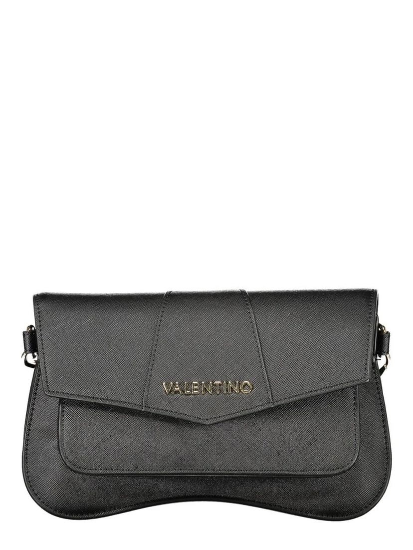 Black Polyethylene Women Handbag