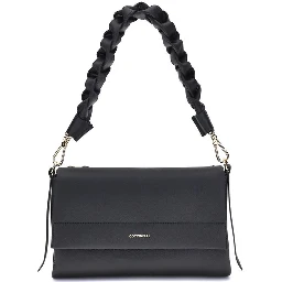 Black Calf Leather Bos Taurus Shoulder Bag