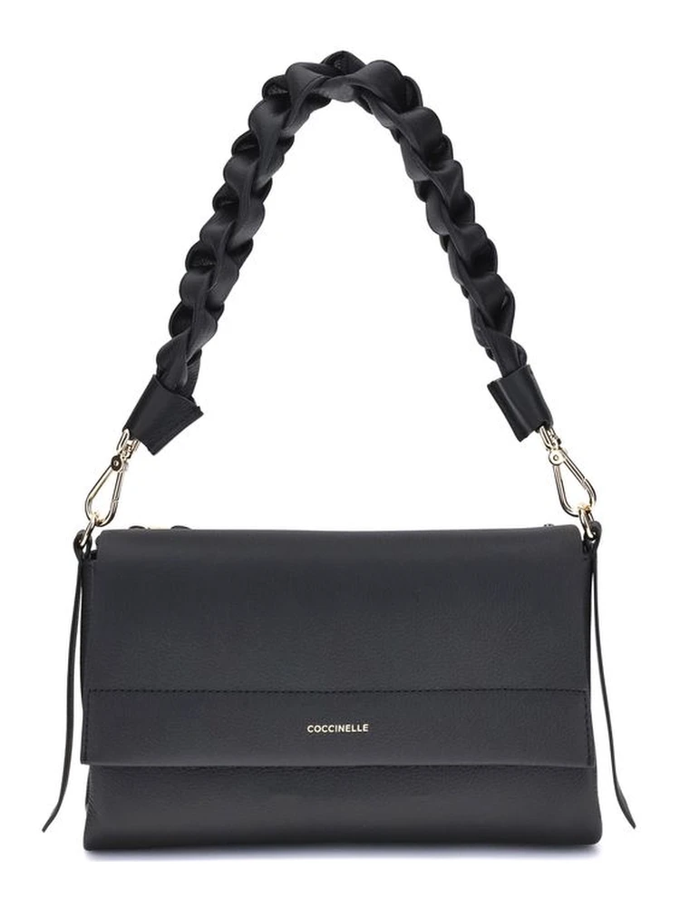 Black Calf Leather Bos Taurus Shoulder Bag