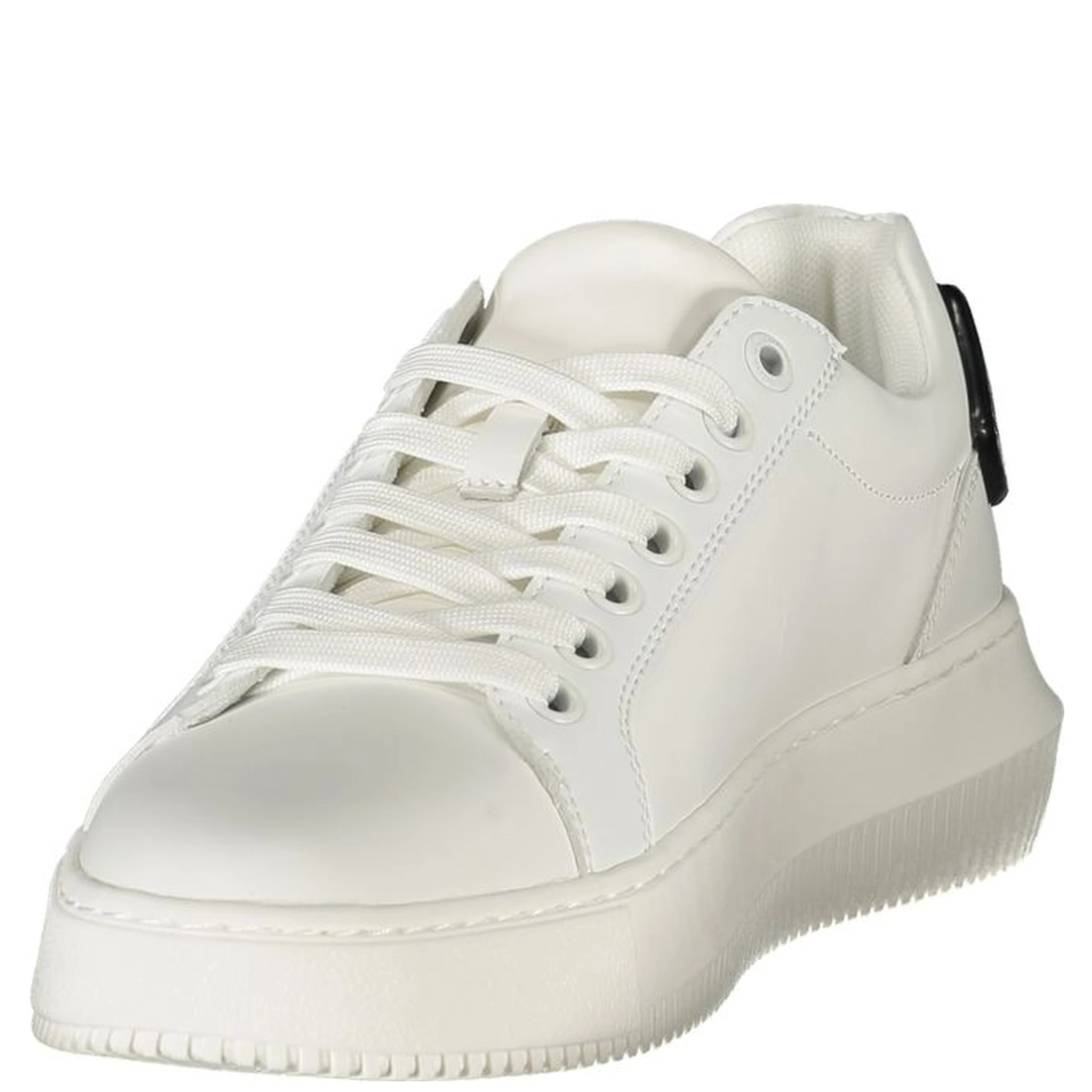 White Leather Women Sneaker