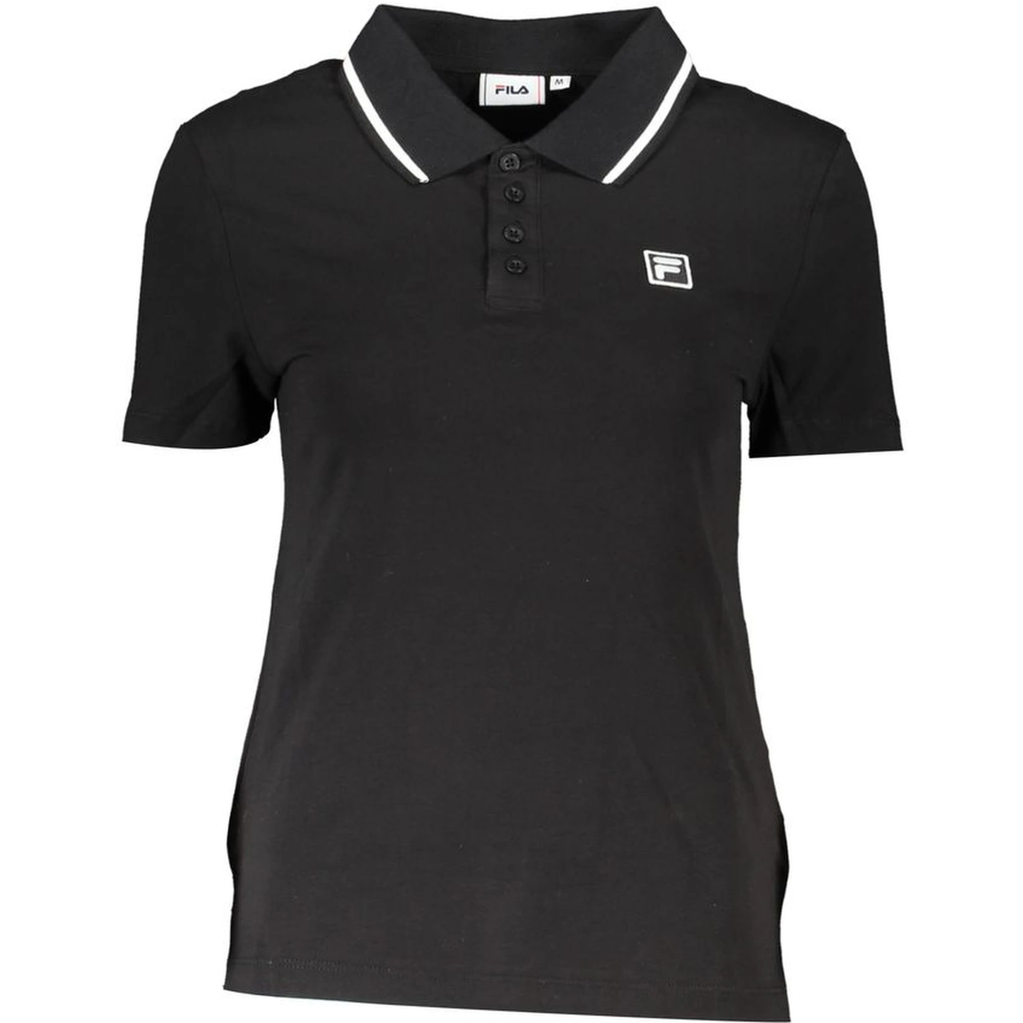 Black Cotton Polo Shirt