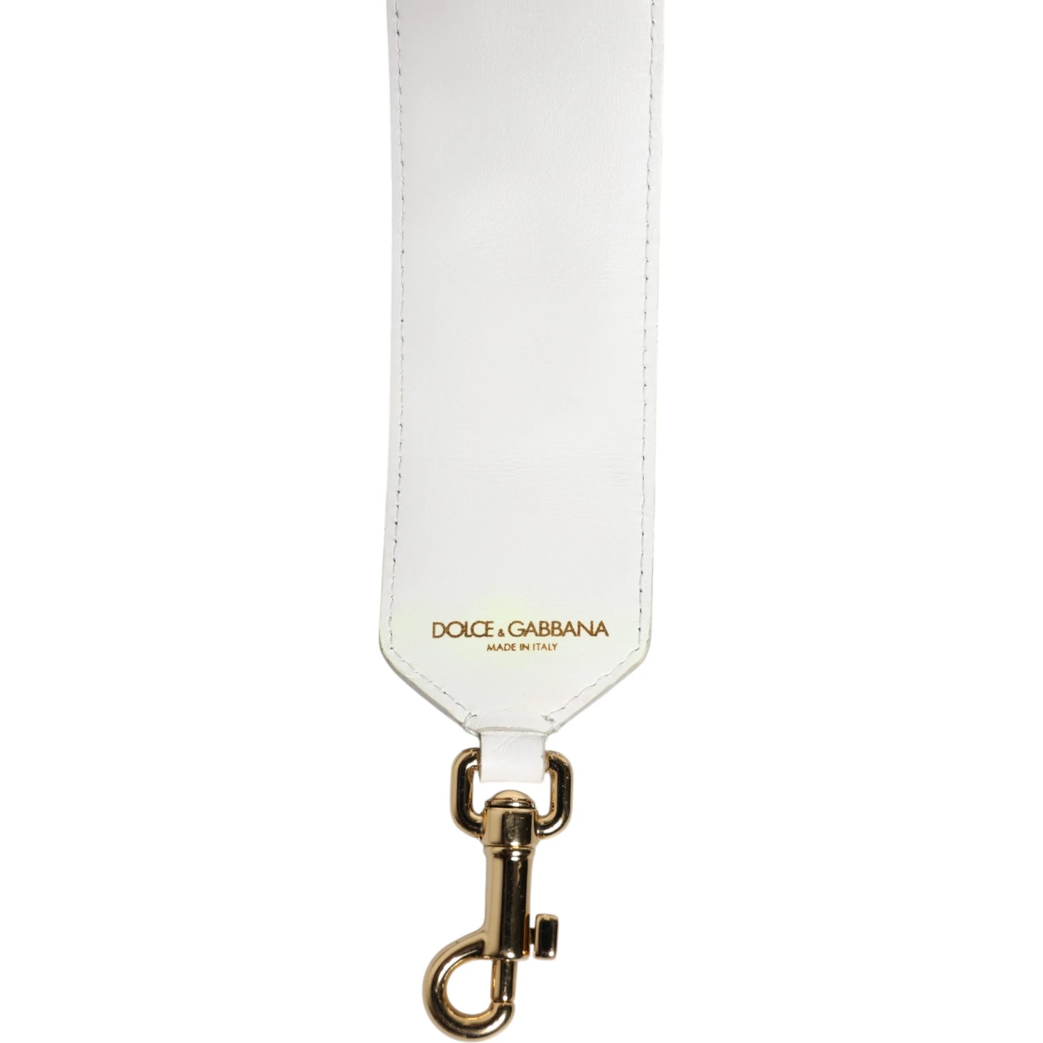 White Calfskin Raffia Embroidered Patchwork Shoulder Strap