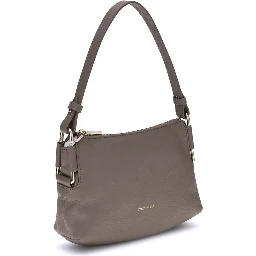Gray Calf Leather Bos Taurus Shoulder Bag