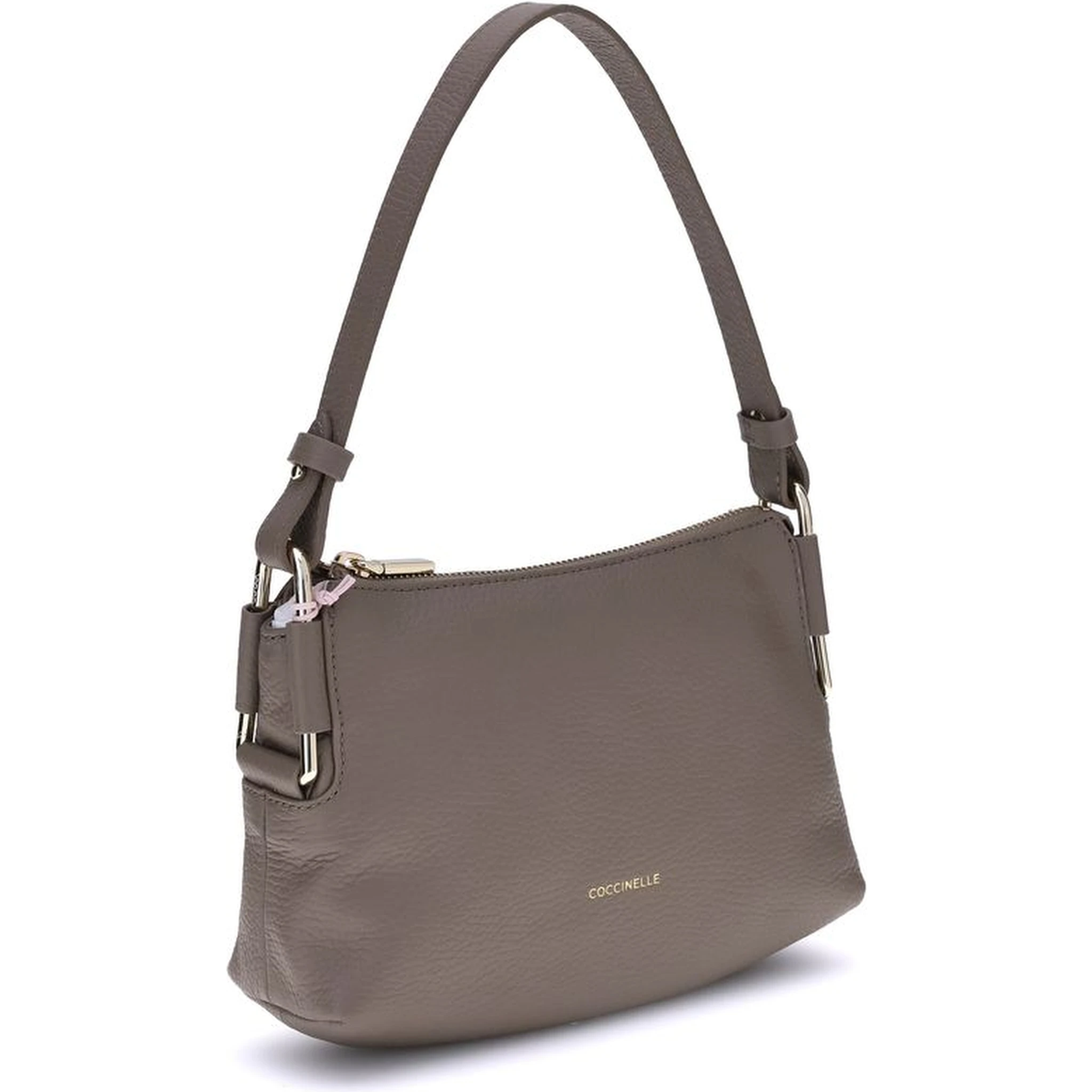 Gray Calf Leather Bos Taurus Shoulder Bag