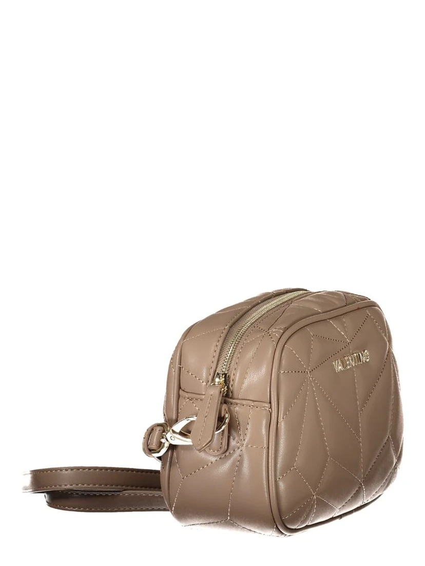 Brown Polyethylene Women Handbag