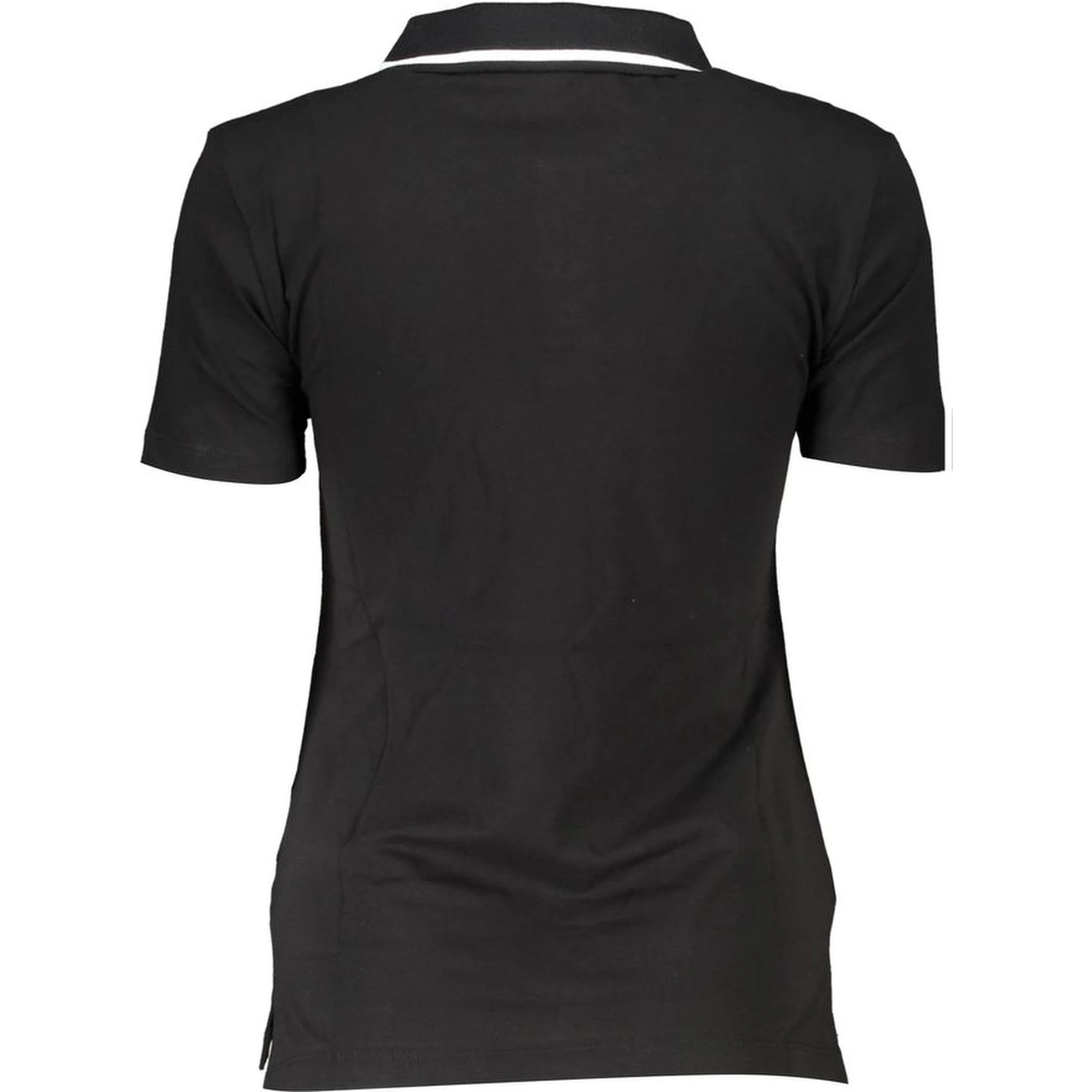 Black Cotton Polo Shirt