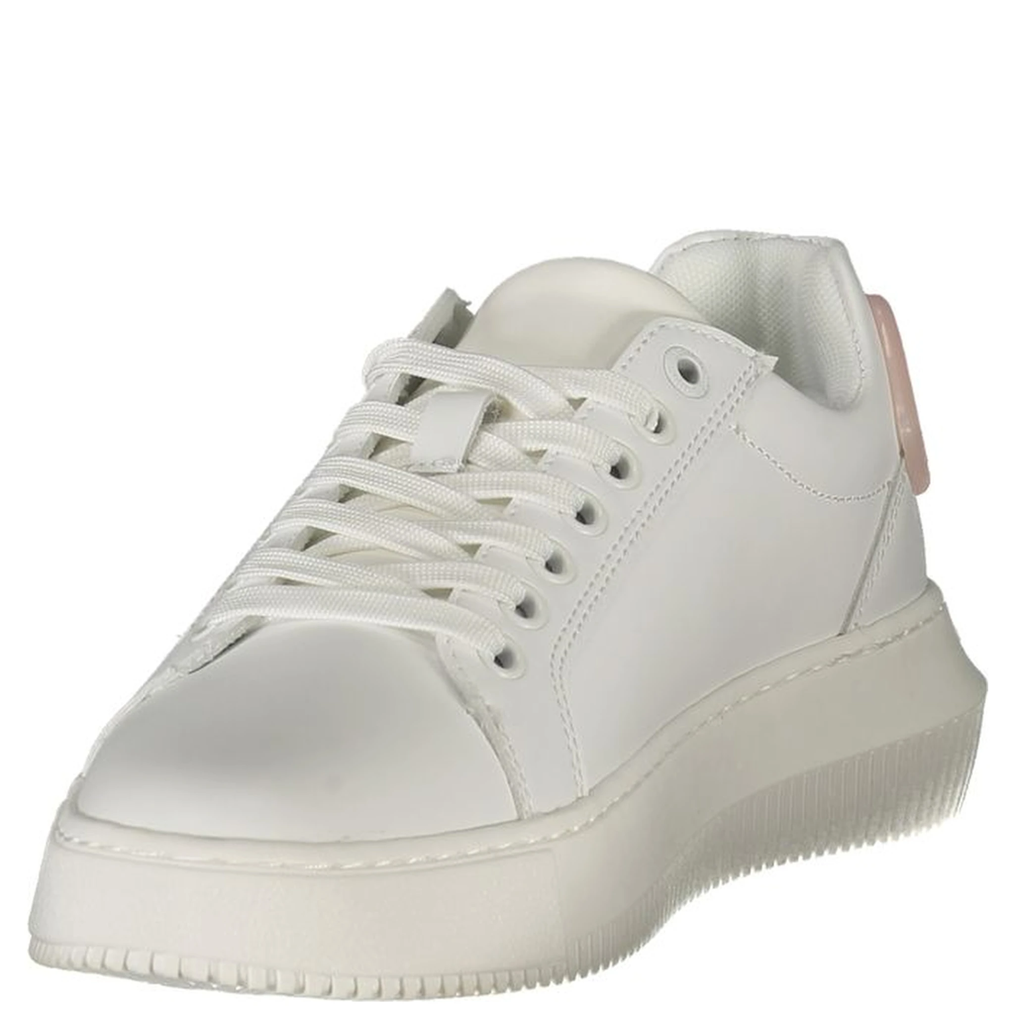 White Leather Women Sneaker