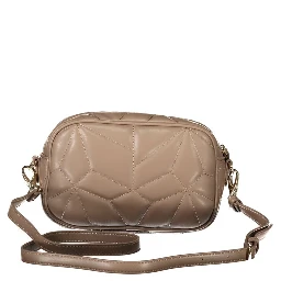 Brown Polyethylene Women Handbag