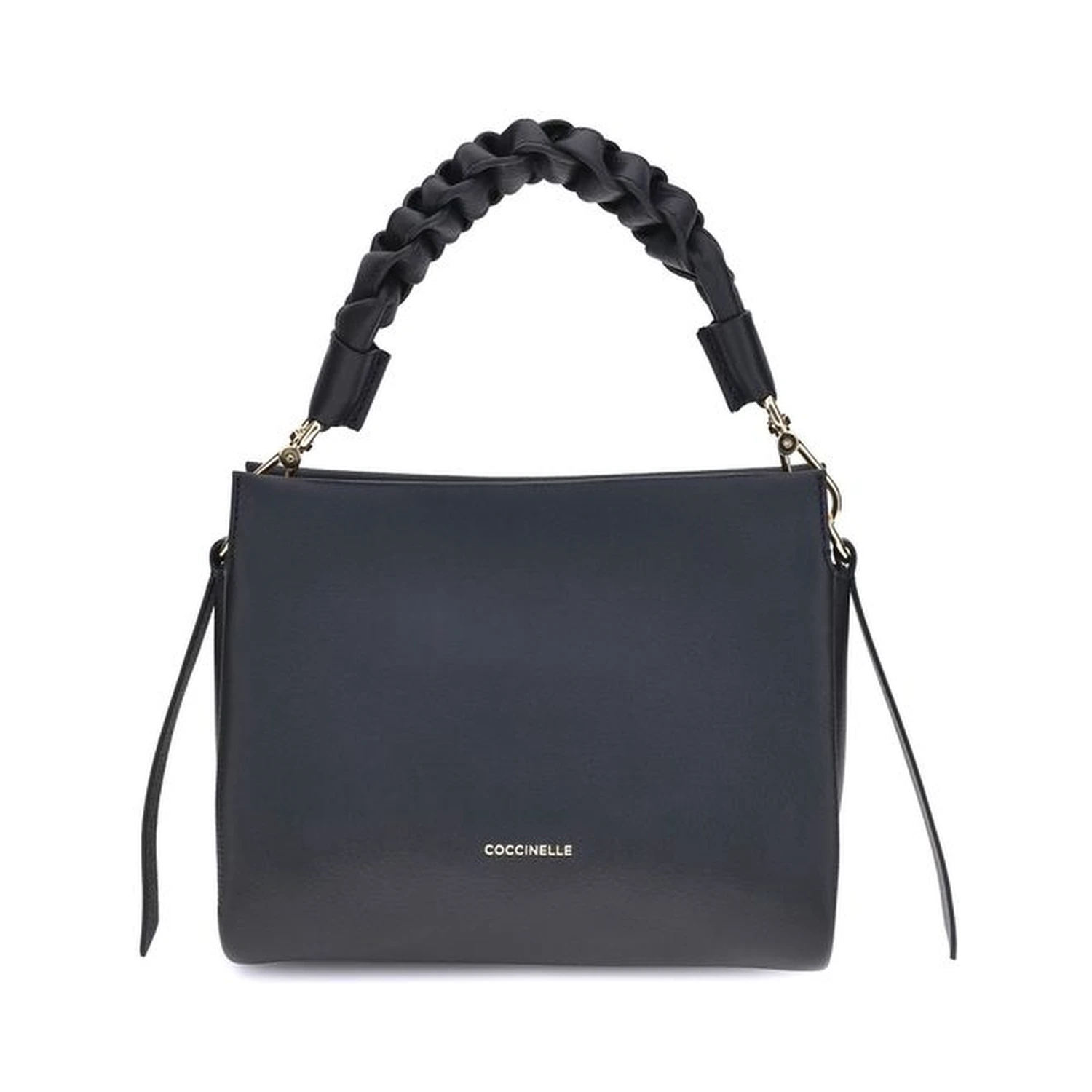 Black Calf Leather Bos Taurus Shoulder Bag