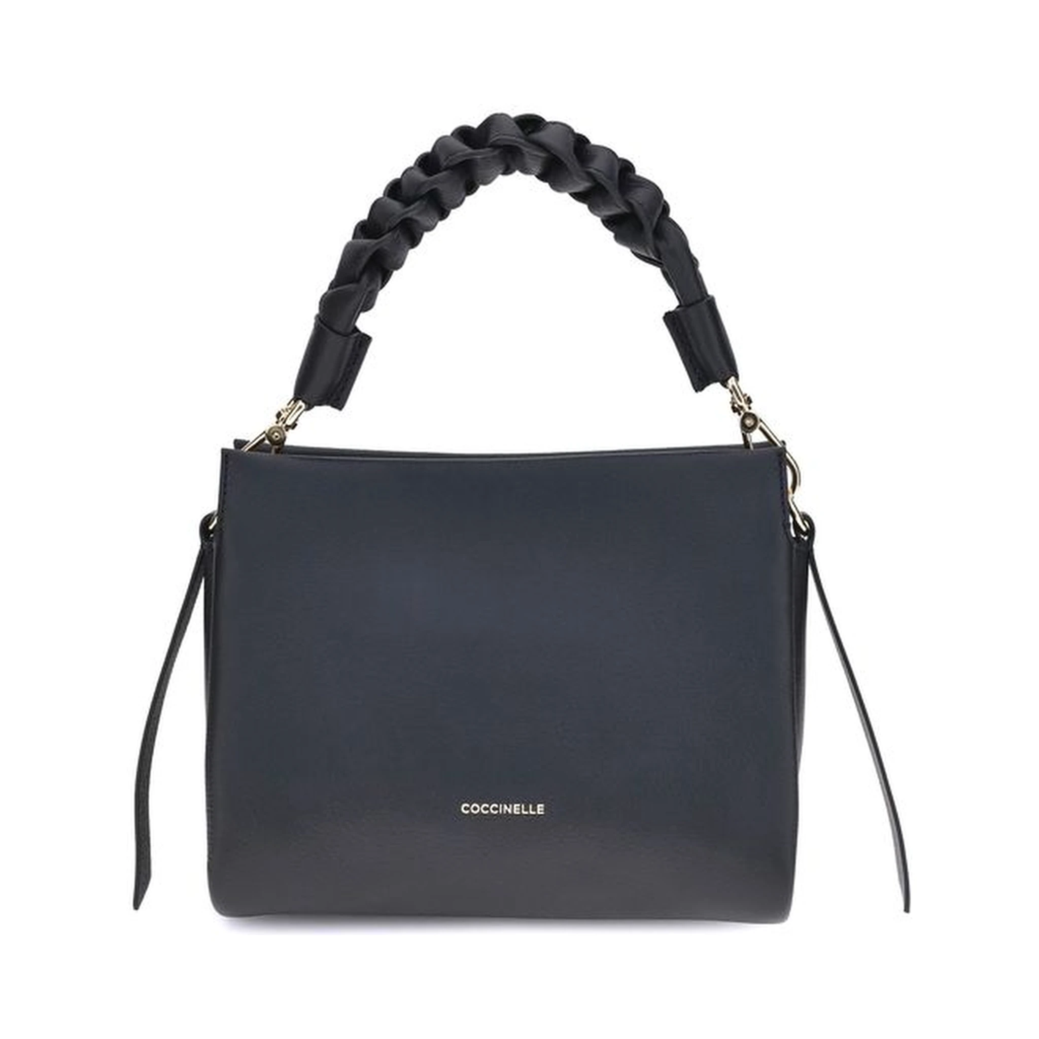 Black Calf Leather Bos Taurus Shoulder Bag