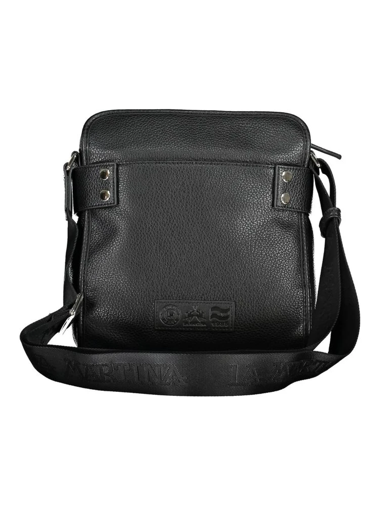 Nero Poliuretano Uomo Shoulder Bag alternative