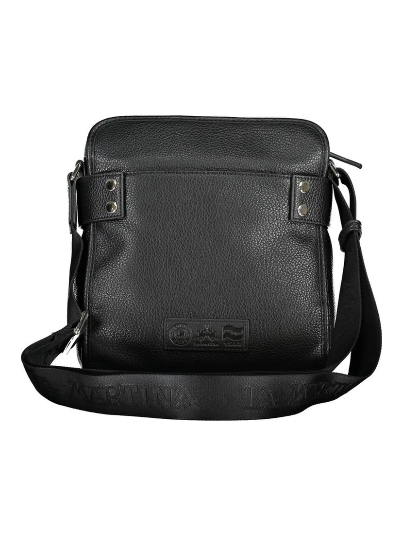 Nero Poliuretano Uomo Shoulder Bag