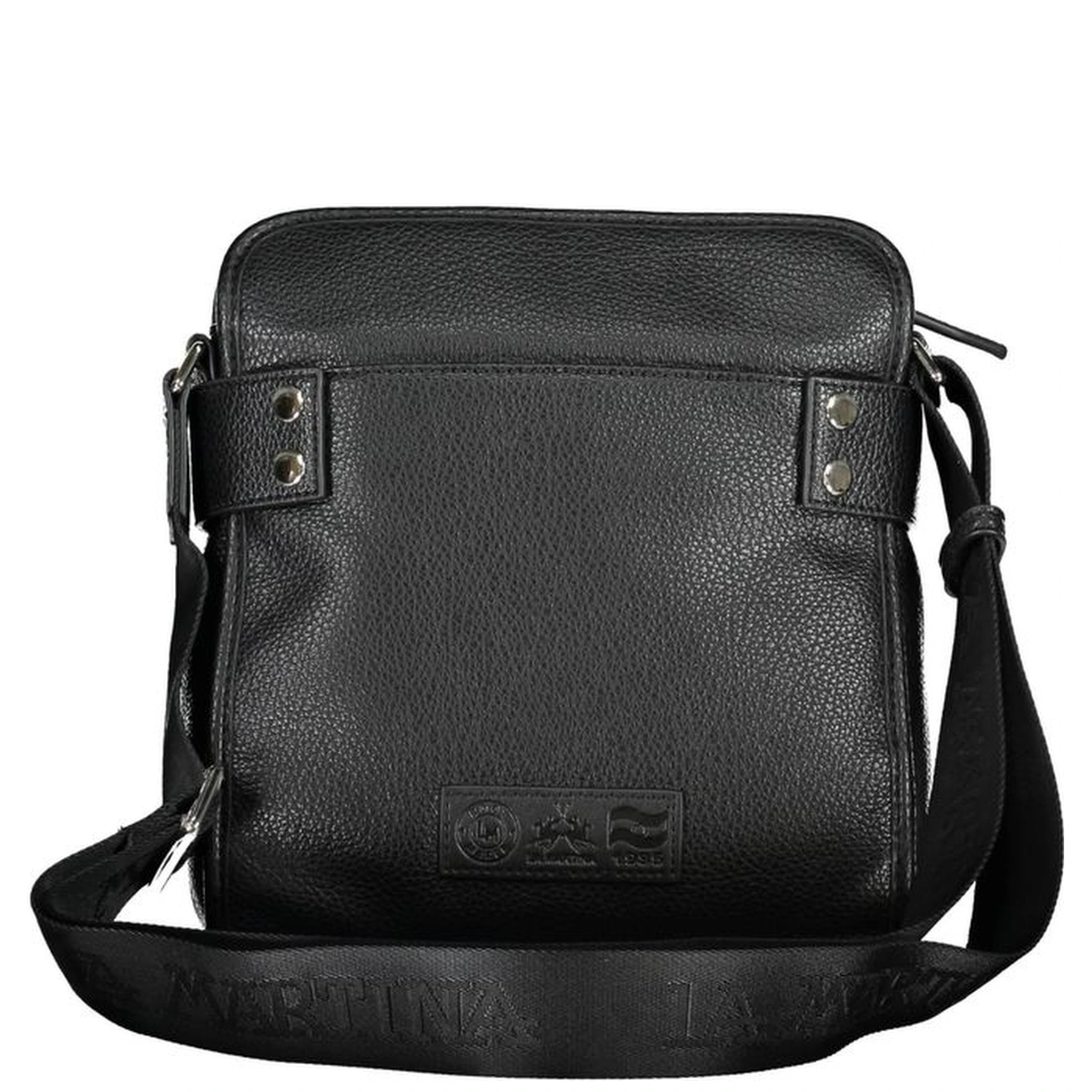 Nero Poliuretano Uomo Shoulder Bag