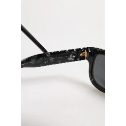 Pearl White Acetate Frame Domenico Deep Shades Sunglasses