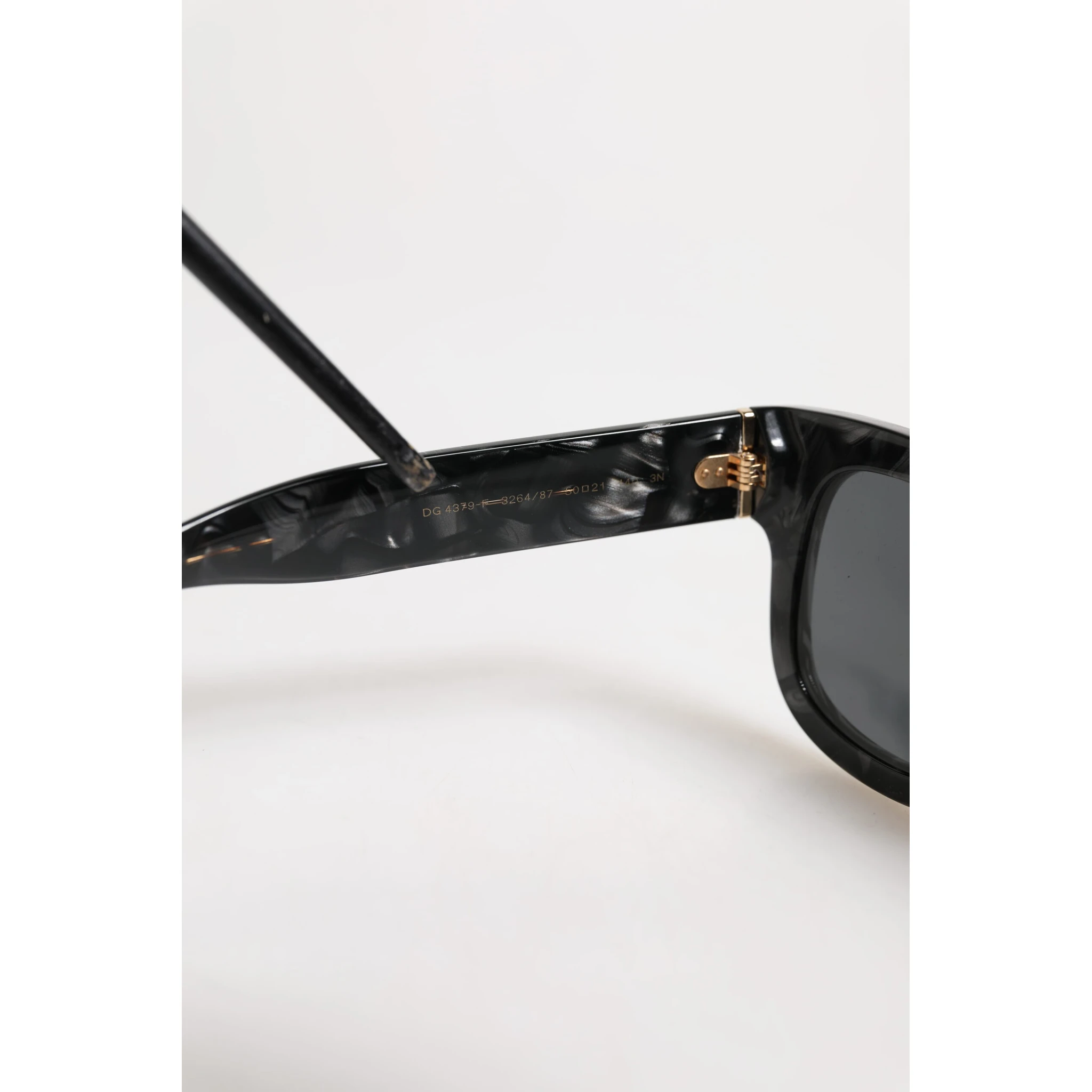 Pearl White Acetate Frame Domenico Deep Shades Sunglasses