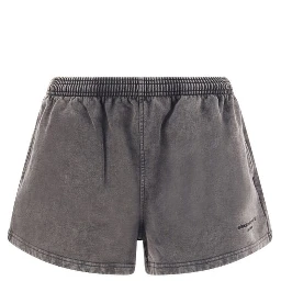 Gray Cotton Bermuda Shorts