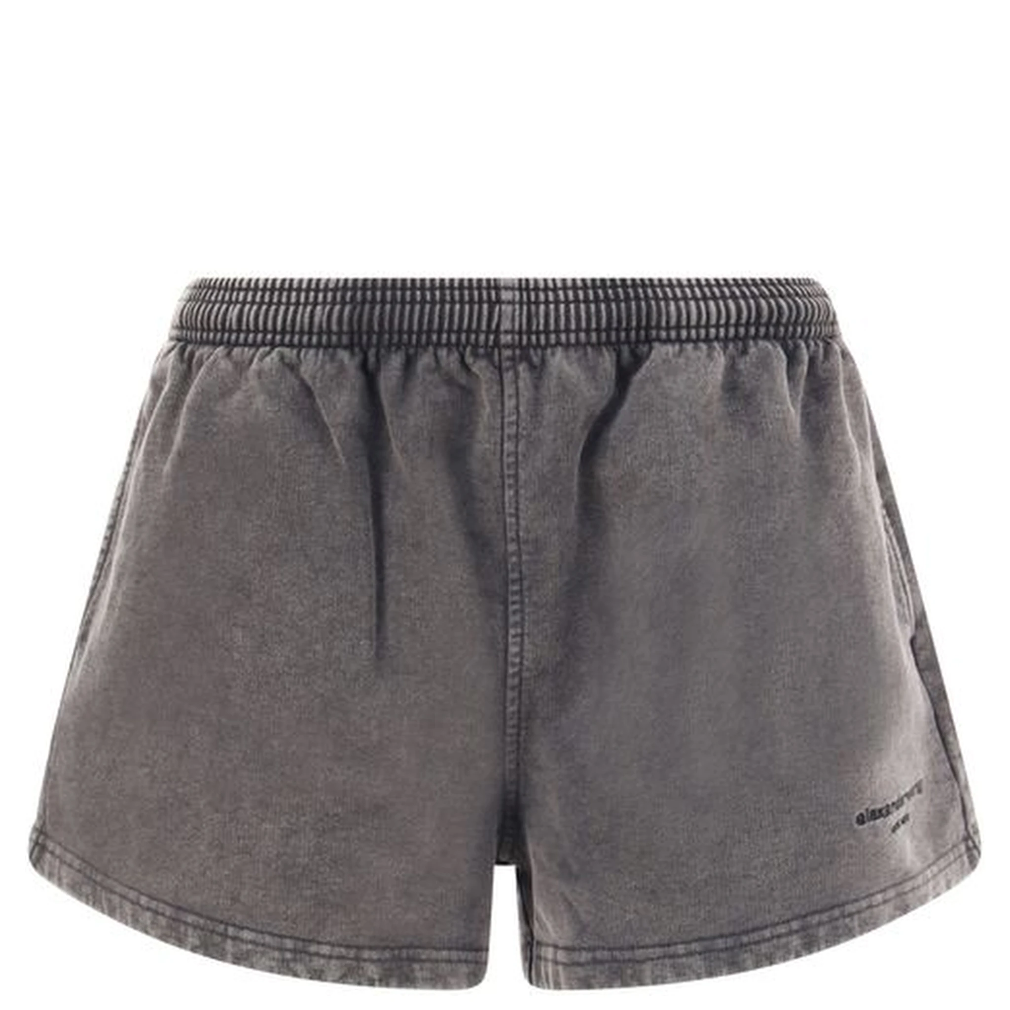 Gray Cotton Bermuda Shorts