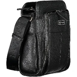 Nero Poliuretano Uomo Shoulder Bag