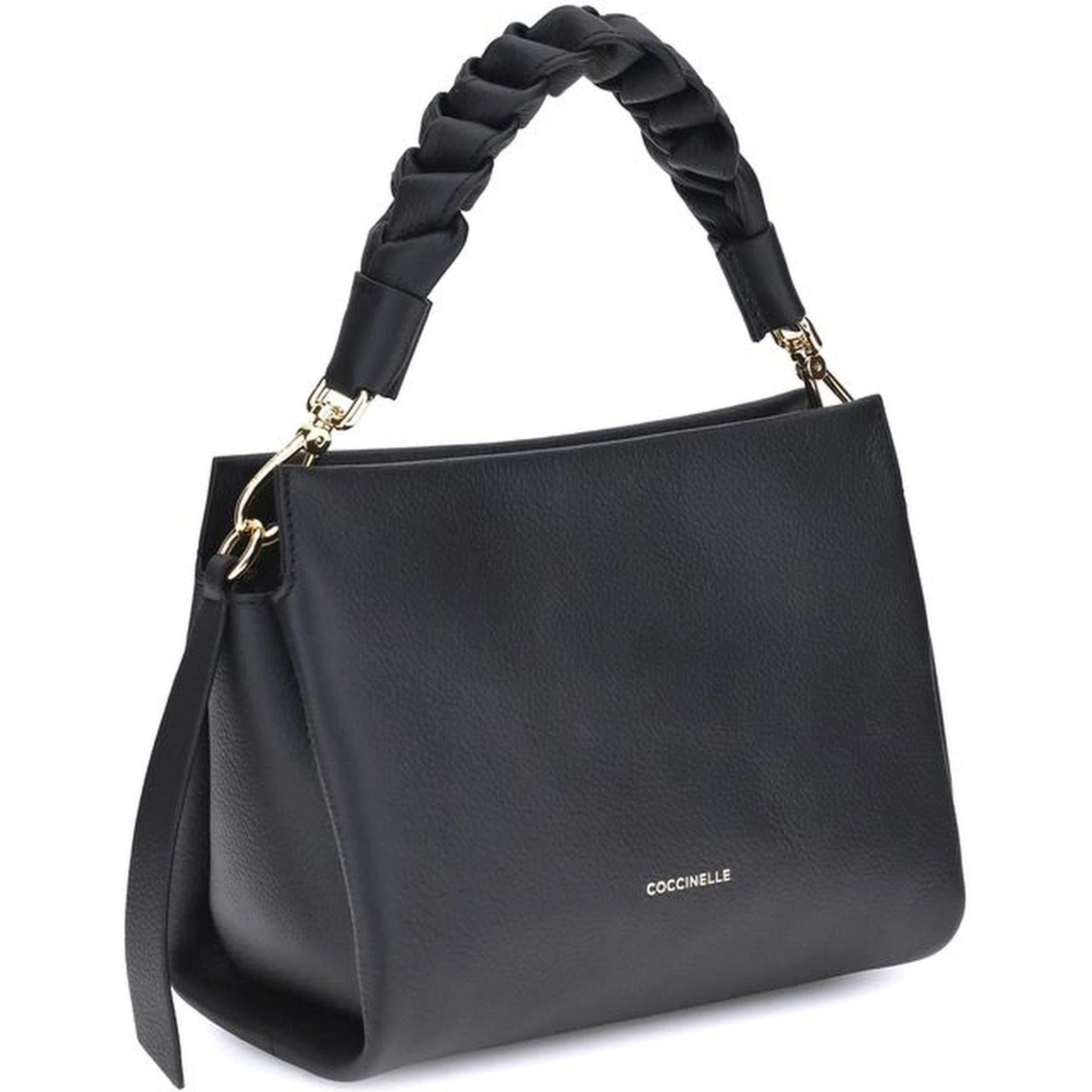 Black Calf Leather Bos Taurus Shoulder Bag