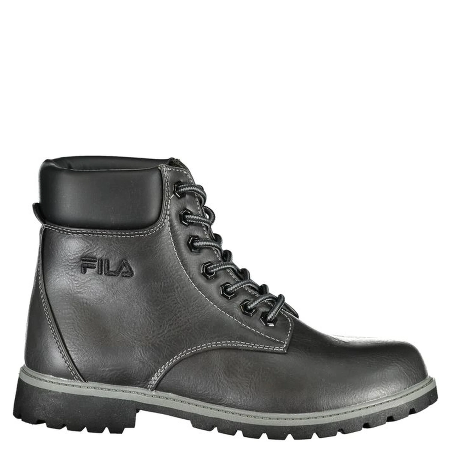 Black Polyester Women Boot