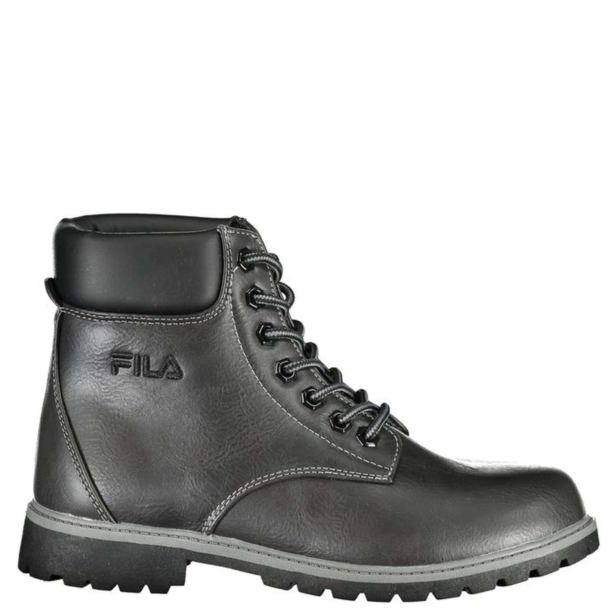 Black Polyester Women Boot