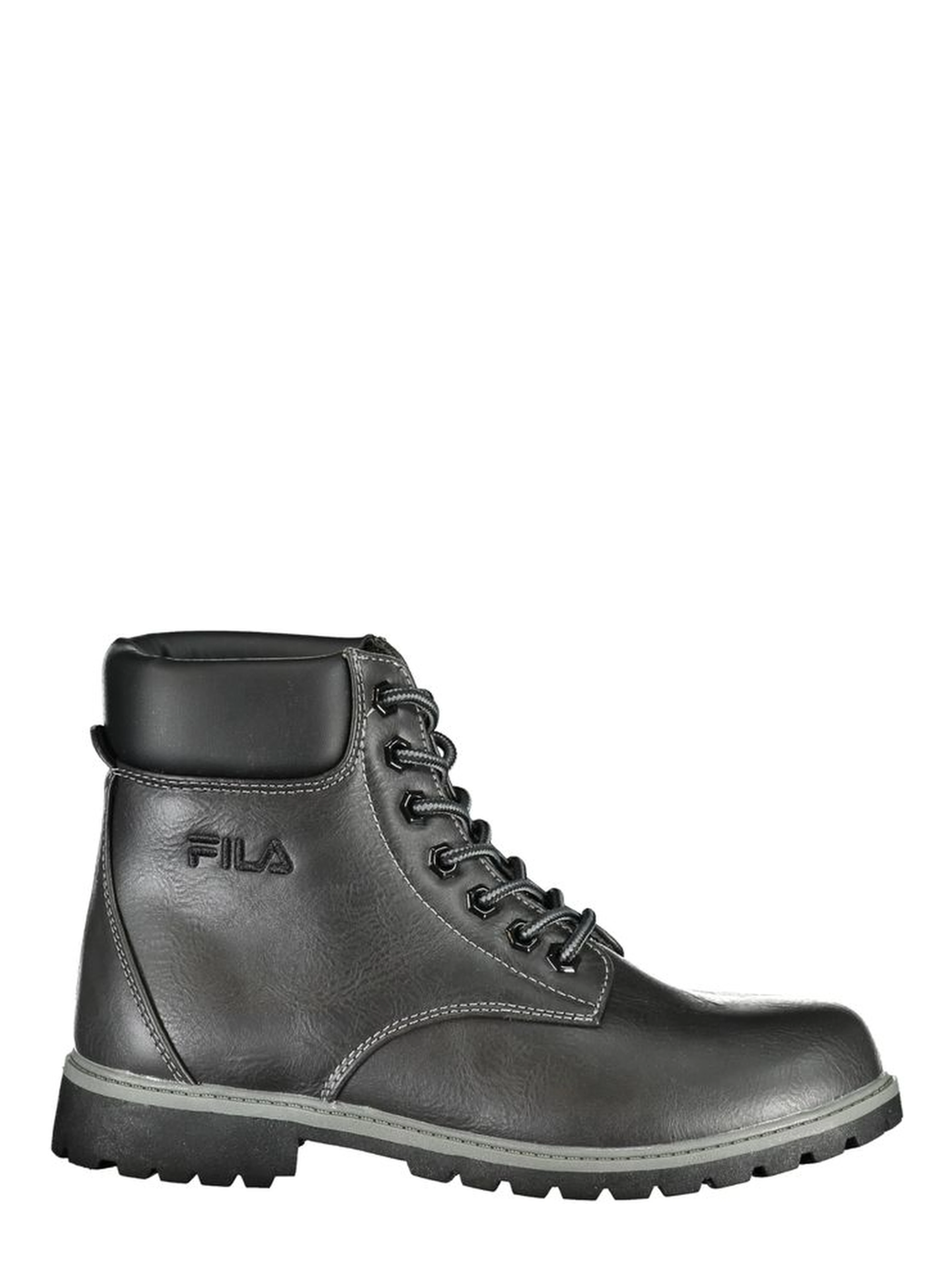 Black Polyester Women Boot