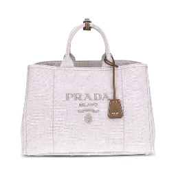 Cream Cotton Shoulder Bag