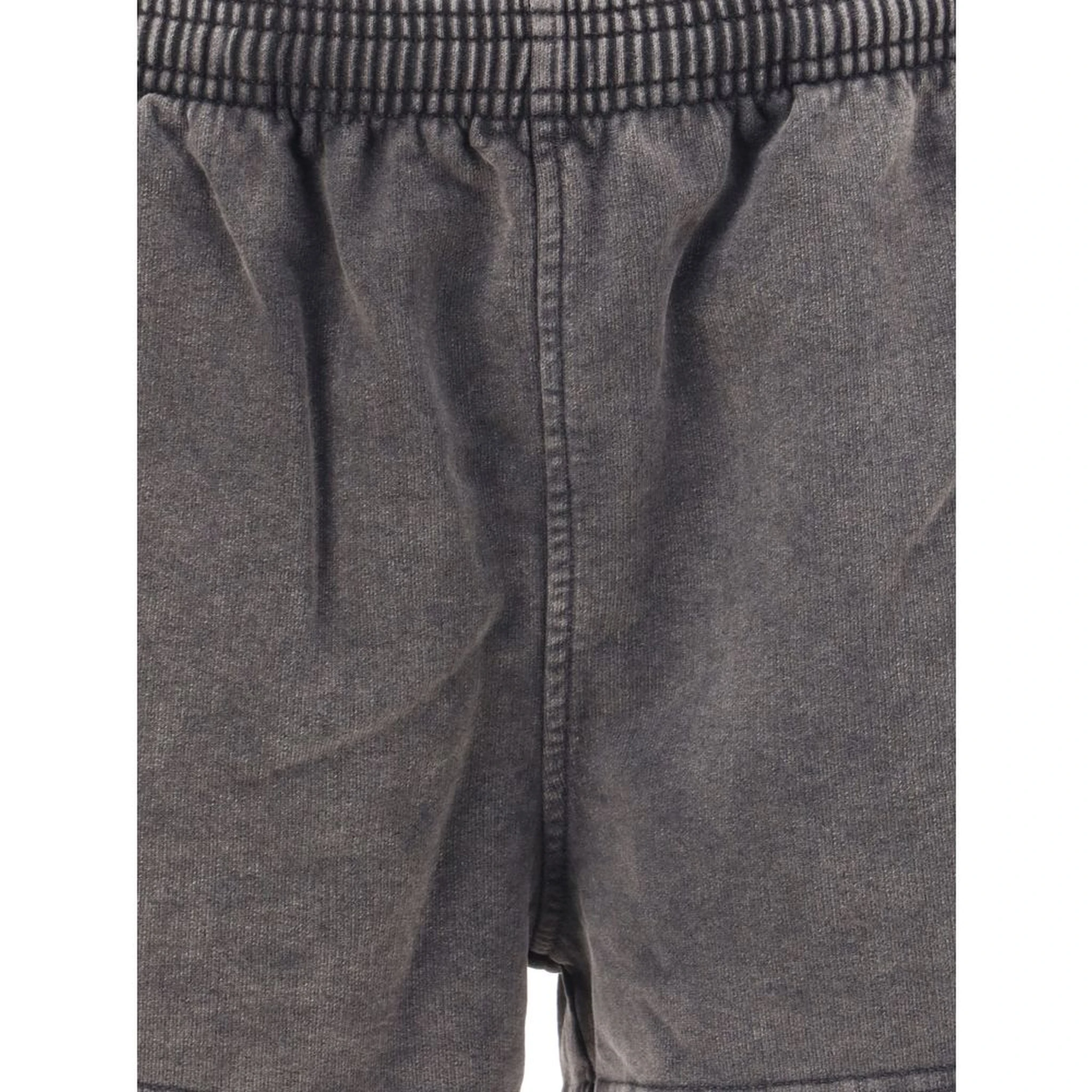 Gray Cotton Bermuda Shorts