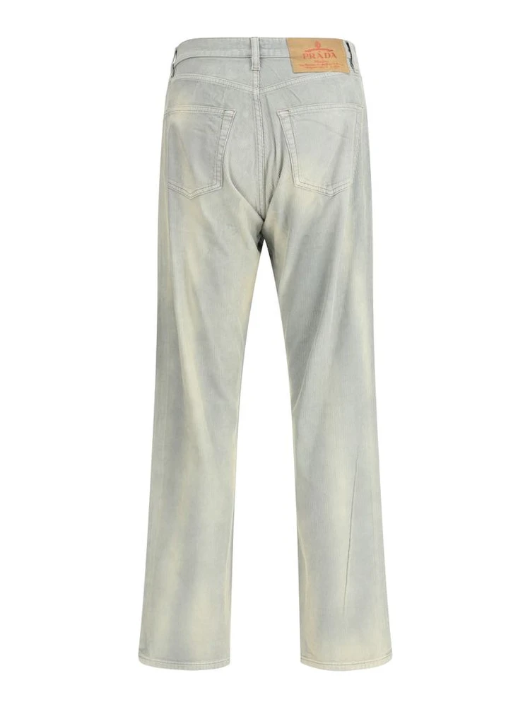 Light Blue Cotton Casual Pants alternative