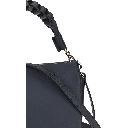 Black Calf Leather Bos Taurus Shoulder Bag