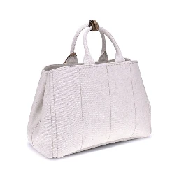 Cream Cotton Shoulder Bag