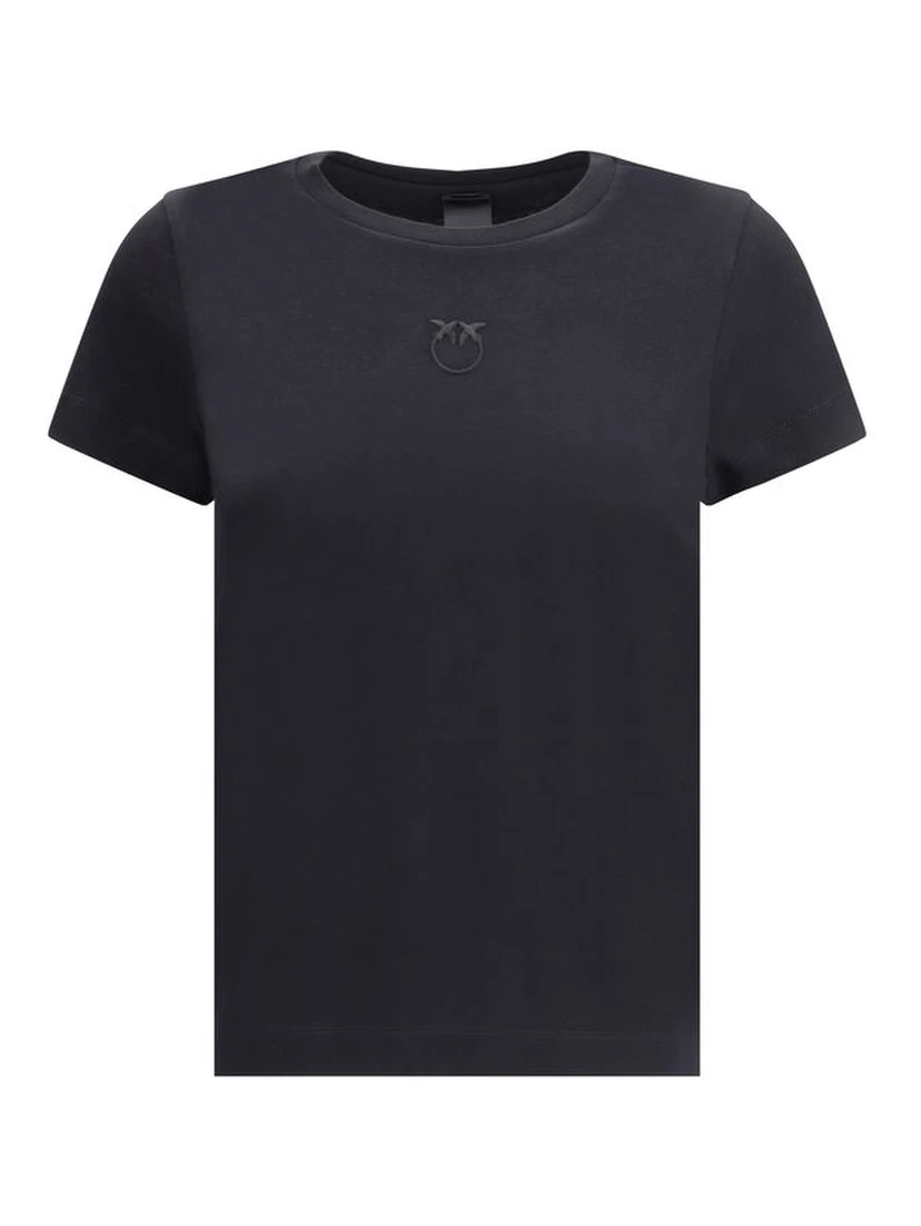 Black Cotton T-Shirt