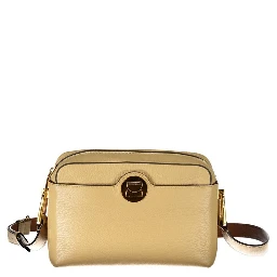 Beige Leather Handbag