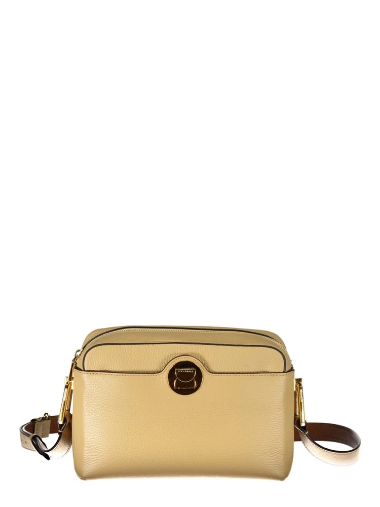 Beige Leather Handbag
