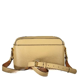 Beige Leather Handbag