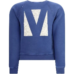 Blue Cotton Sweatshirt