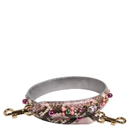 Multicolor Embellished Handbag Shoulder Strap