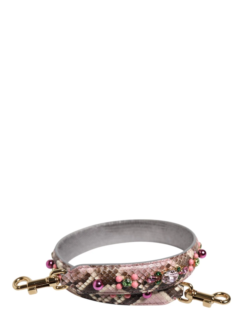Multicolor Embellished Handbag Shoulder Strap