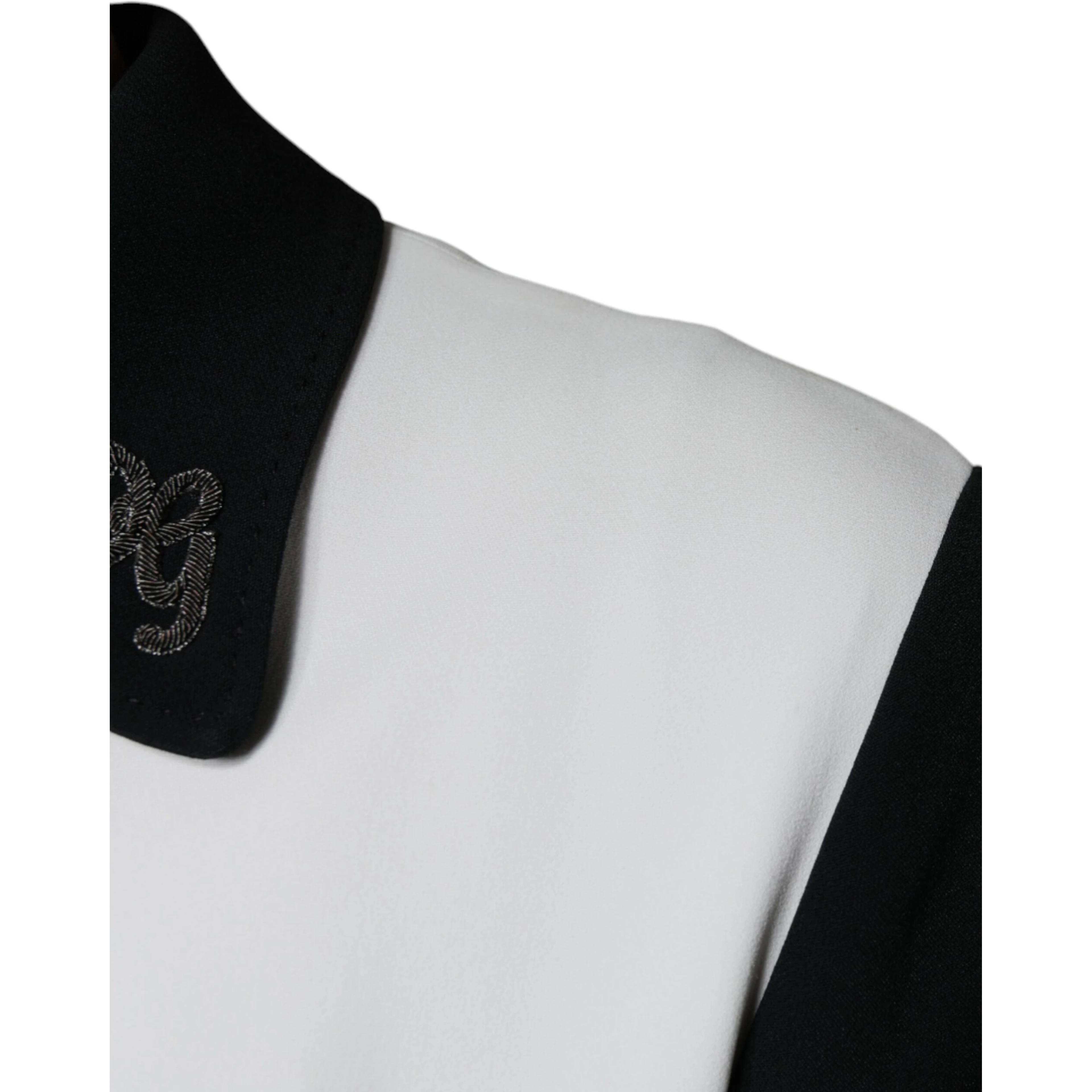 Black White DG Crown Full Zip Blouson Jacket