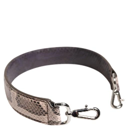 Beige Exotic Leather Handbag Accessory Shoulder Strap