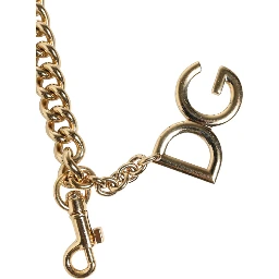 Brown Leopard Gold Brass Chain Accessory Shoulder Strap