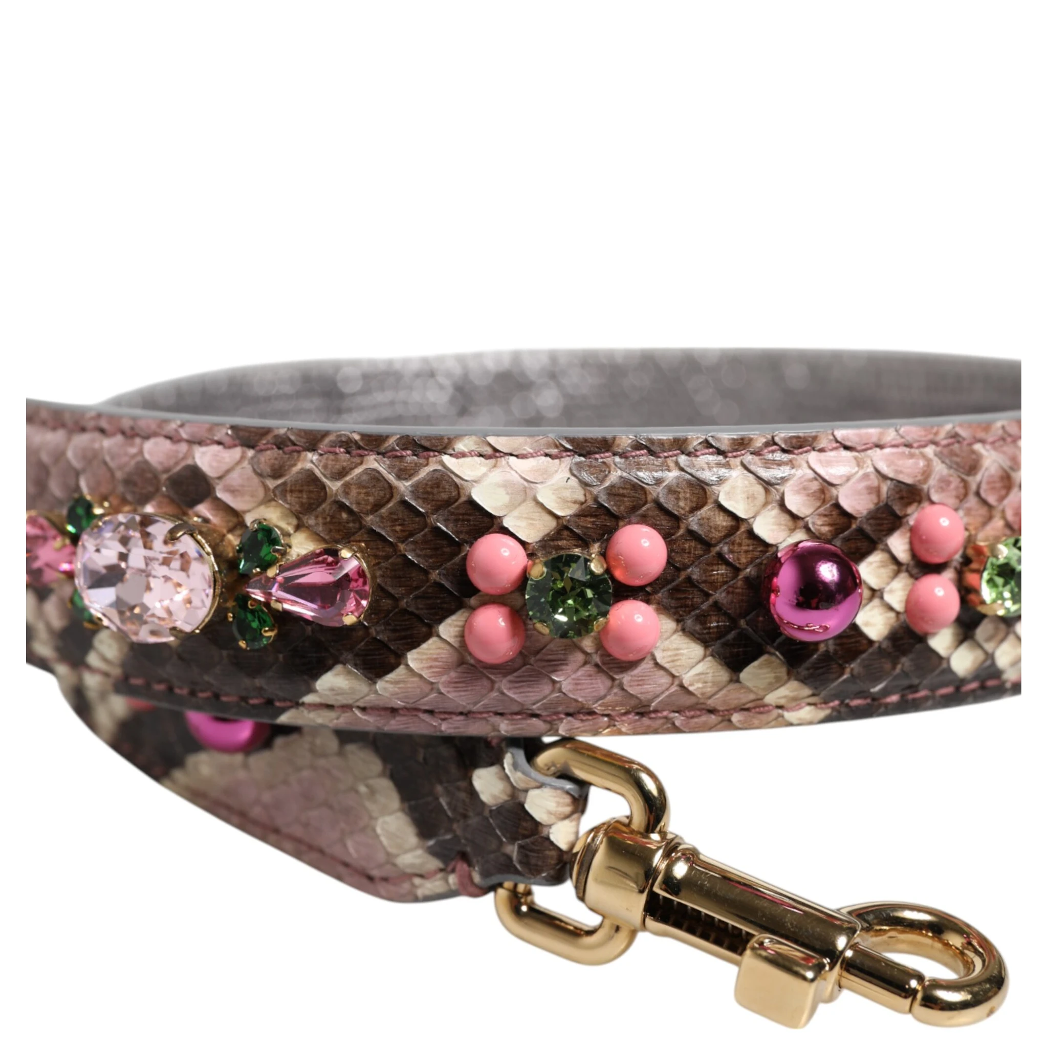 Multicolor Embellished Handbag Shoulder Strap